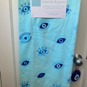 Evil eye beach towel 36x68 new last one